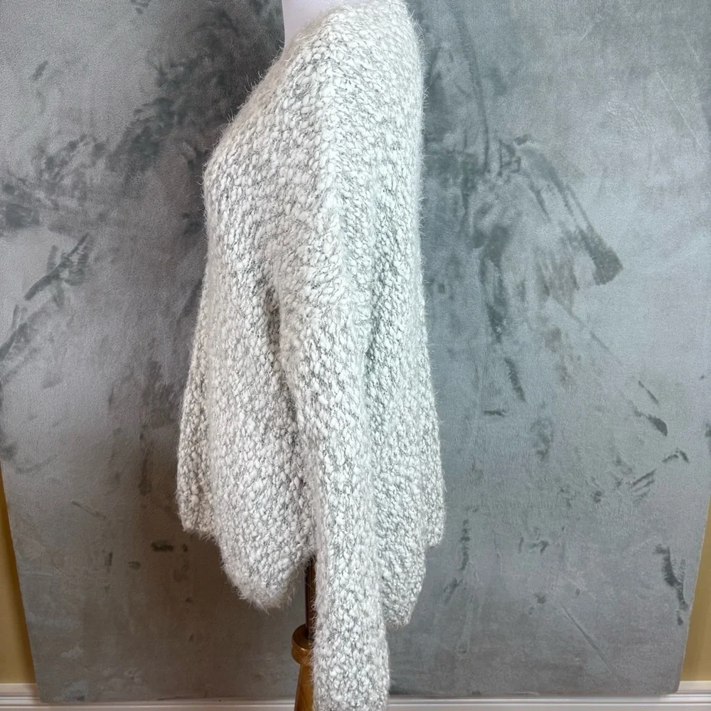 Doe & Rae Cozy Popcorn Winter Crochet Sweater Wmn’s Sz L